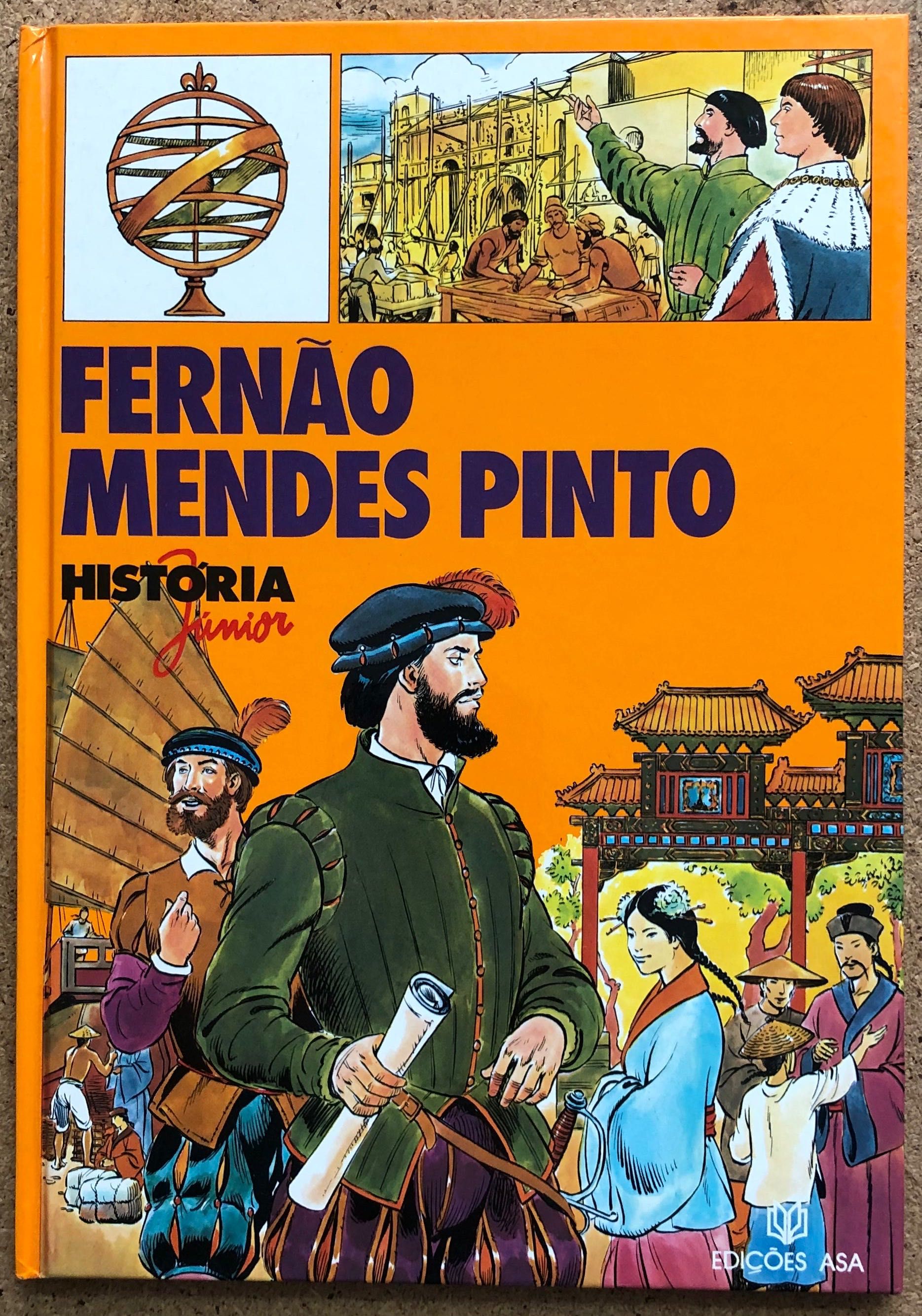 Livros juvenis sobre Fernão Mendes Pinto e Luís de Camões
