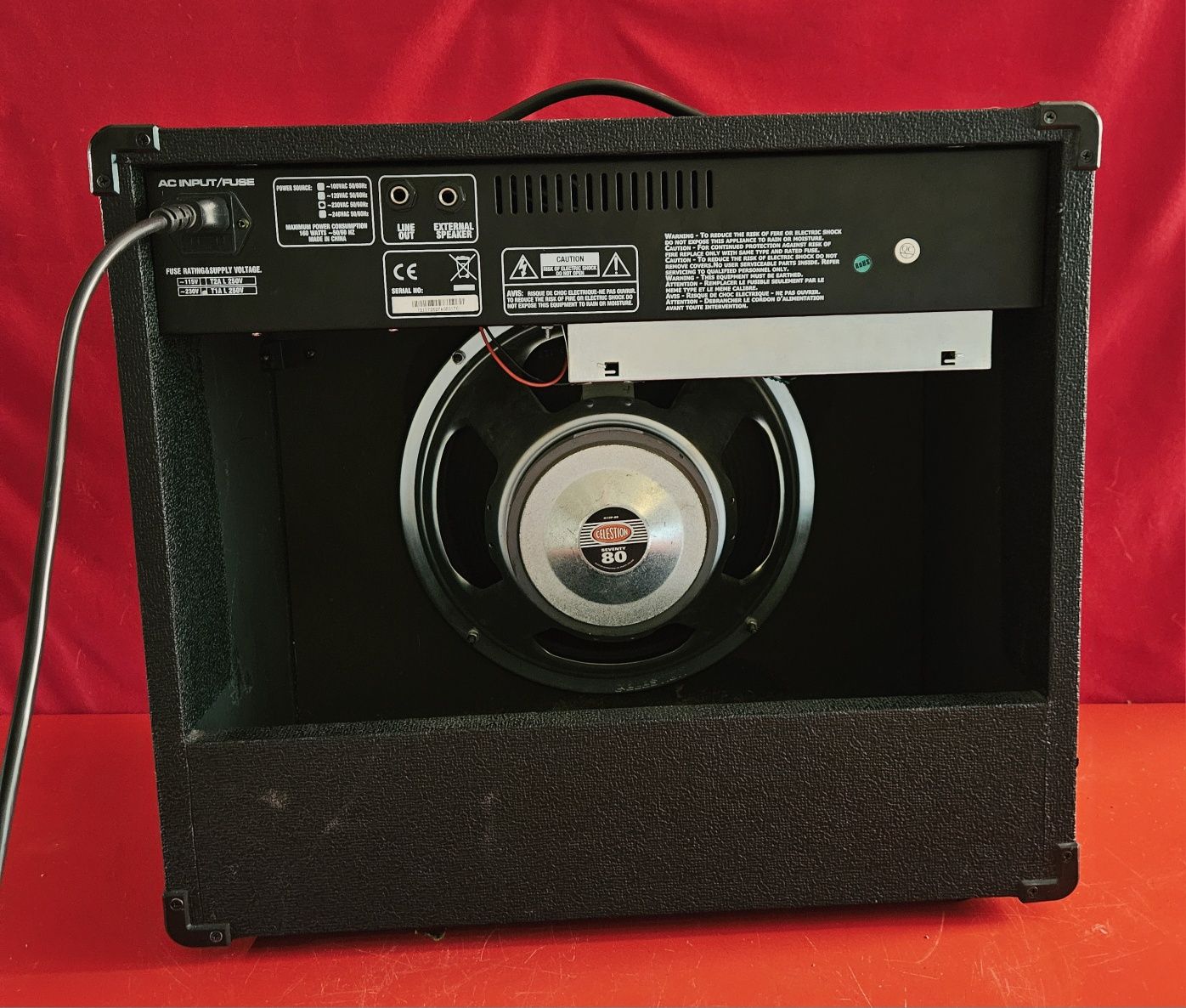 Wzmacniacz do gitary elektrycznej Harley Benton, Reverb, głośnik Celes