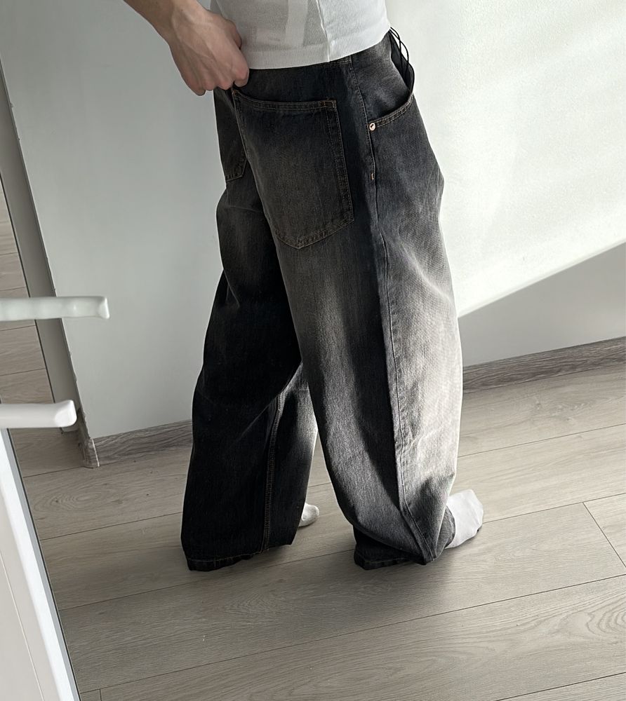 Знижка Джинси Бершка Супер Беггі Скейтер Bershka super baggy skater