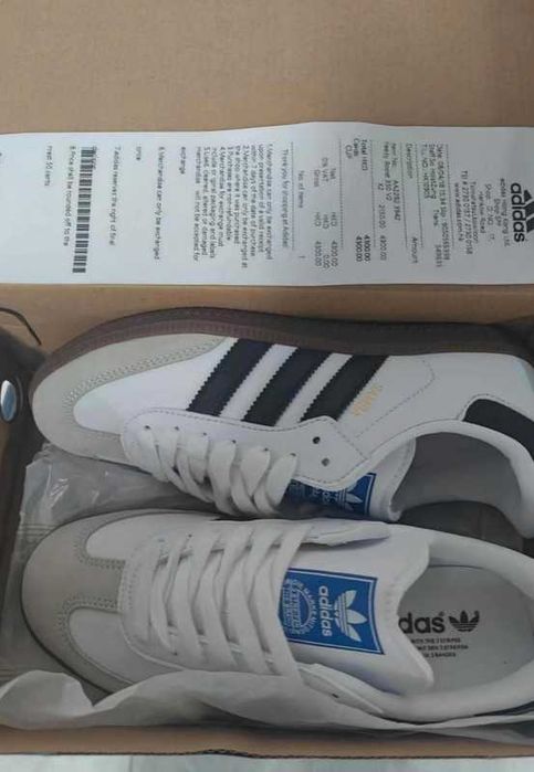 "Buty damskie Trampki"adidas_Samba_OG_Biały R.42