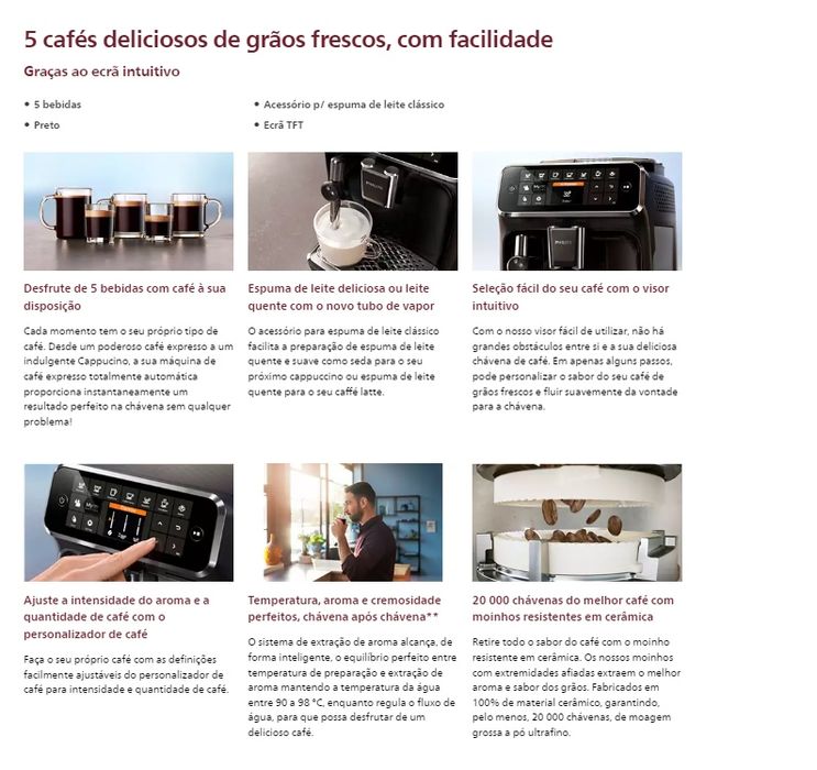 Maquina cafe philips 4300