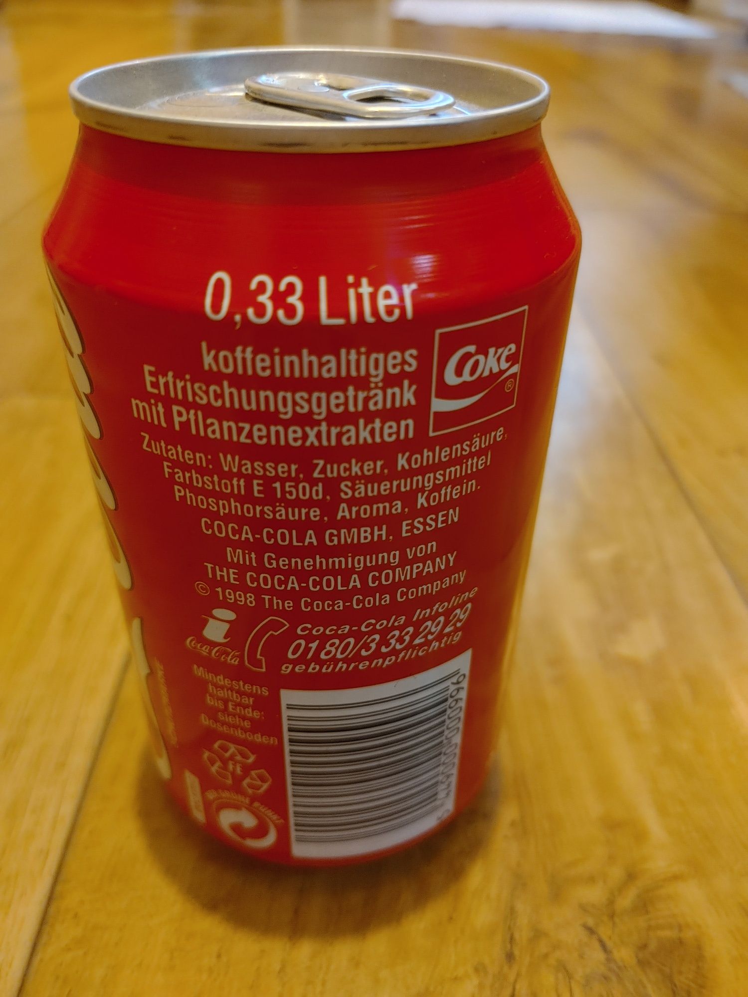 COCA COLA 1998r Pełna Puszka dla Kolekcjonera SPRAWDŹ