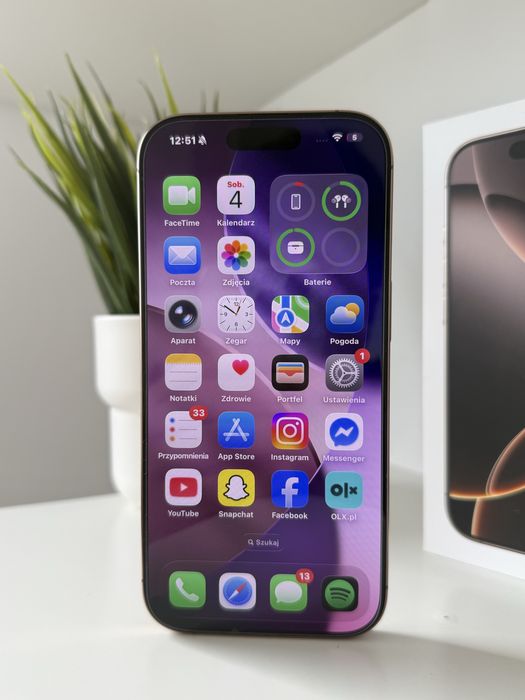iPhone 16 Pro 128gb Pustynny Tytan