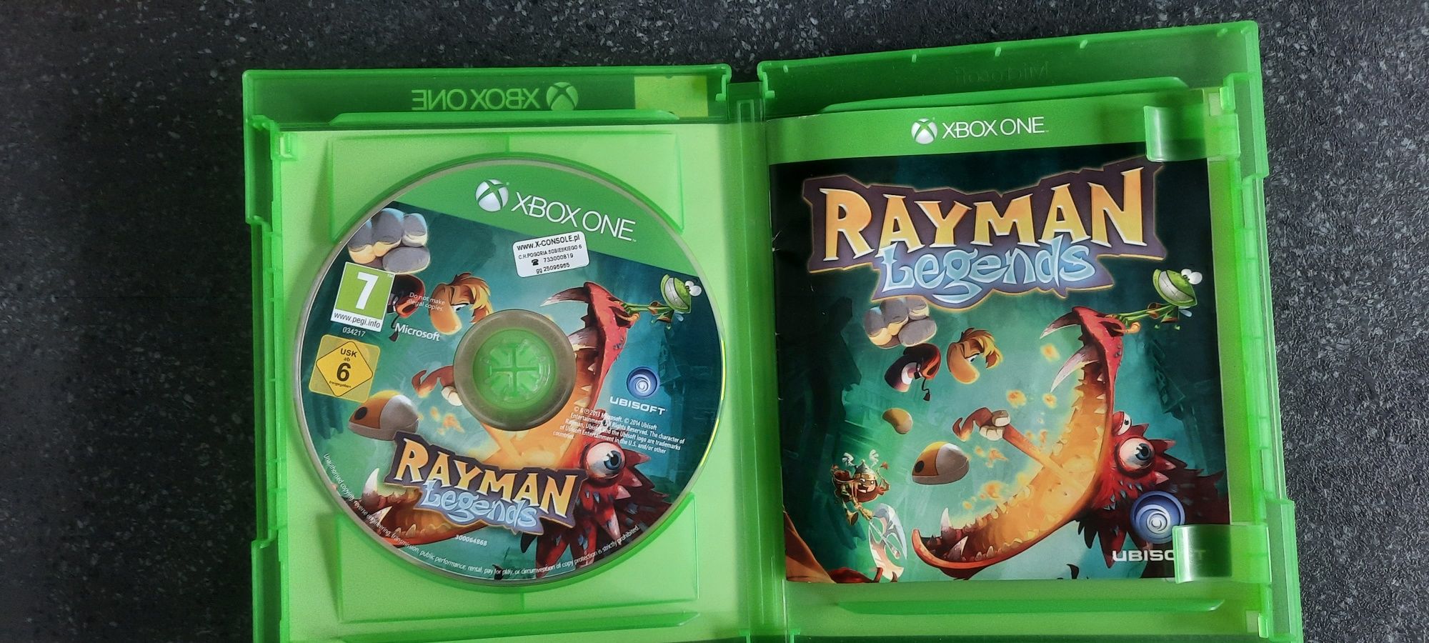 Rayman Legends xbox one wersja PL