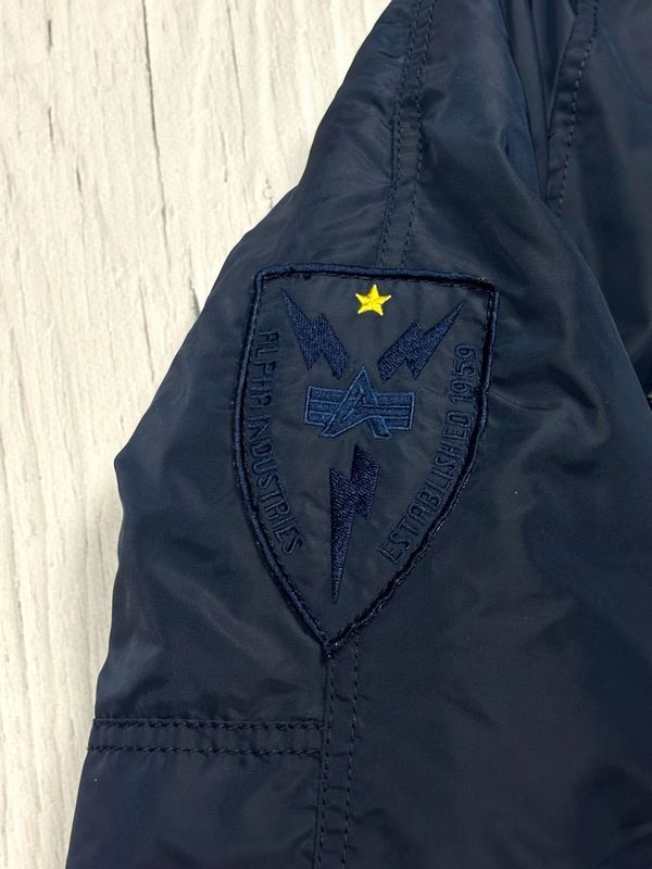 Alpha Industries Pps N3b Nylonowa Zimowa Kurtka Parka Męska Logowana r