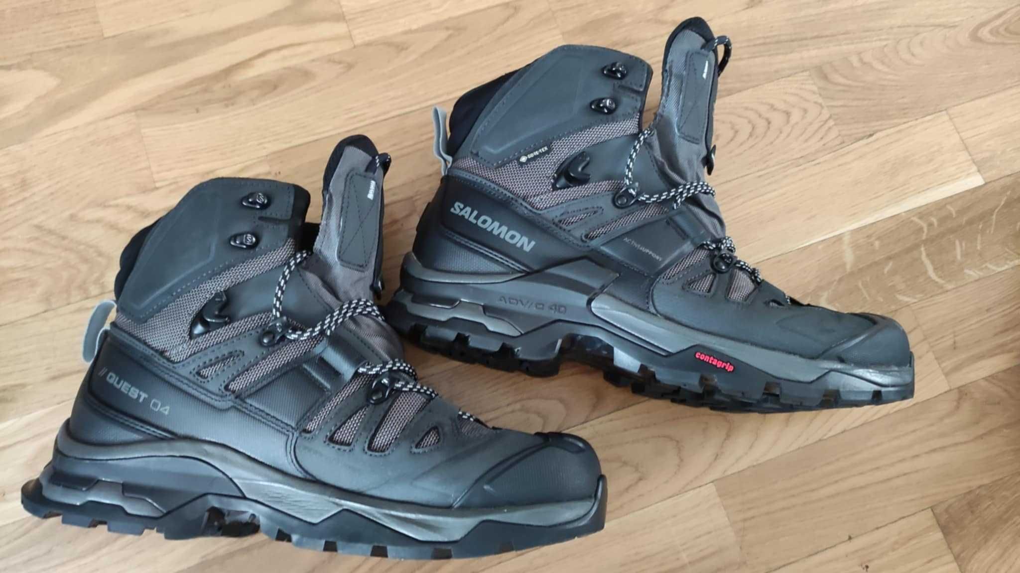 Wysokie buty trekkingowe wodoodporne Salomon Quest r. 42 i 2/3