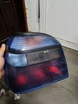 lampa tył tylna lewa vw golf 3 III hella blue rarytas niebieska