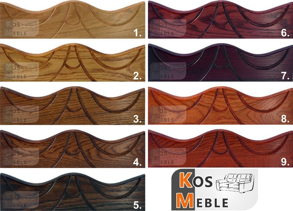 Komplet skórzany wypoczynkowy 321 KOMFORT skóra naturalna/dąb PRODUCEN