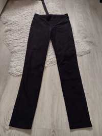 Spodnie rurki legginsy tregginsy h&m 146 czarne