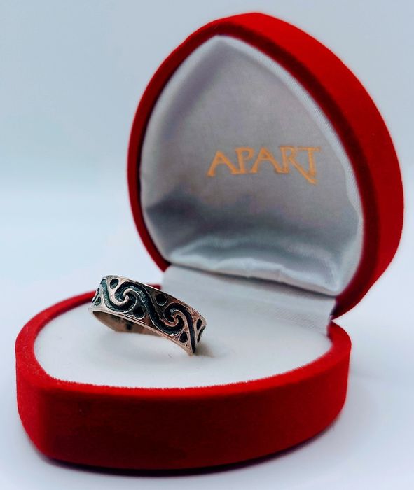 Srebrny Pierścionek Obrączka Srebro 925 Vintage