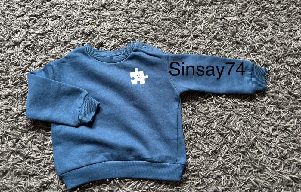 Niebieska Bluza Sinsay 74