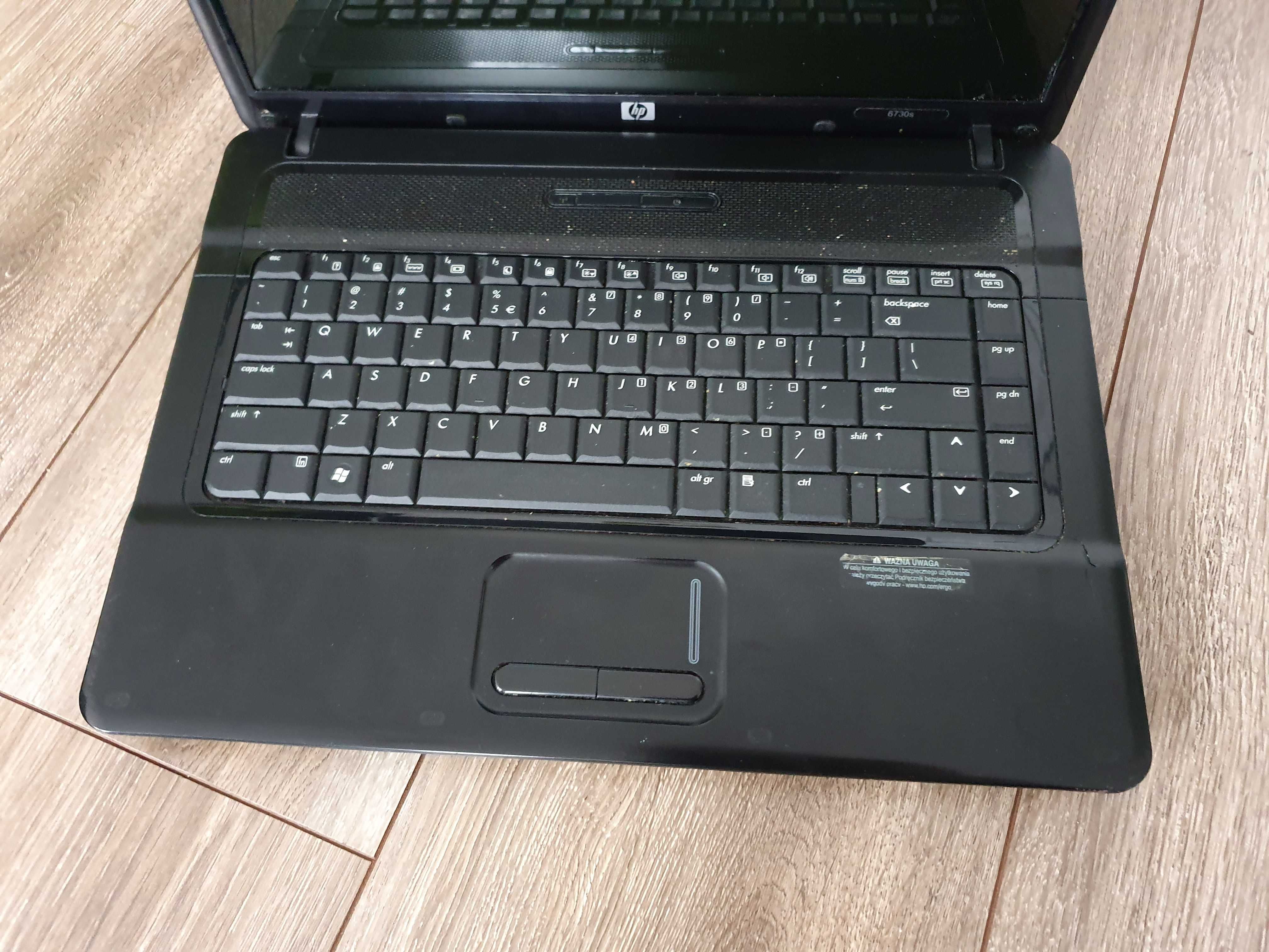 Laptop hp compaq 6730s uszkodzony