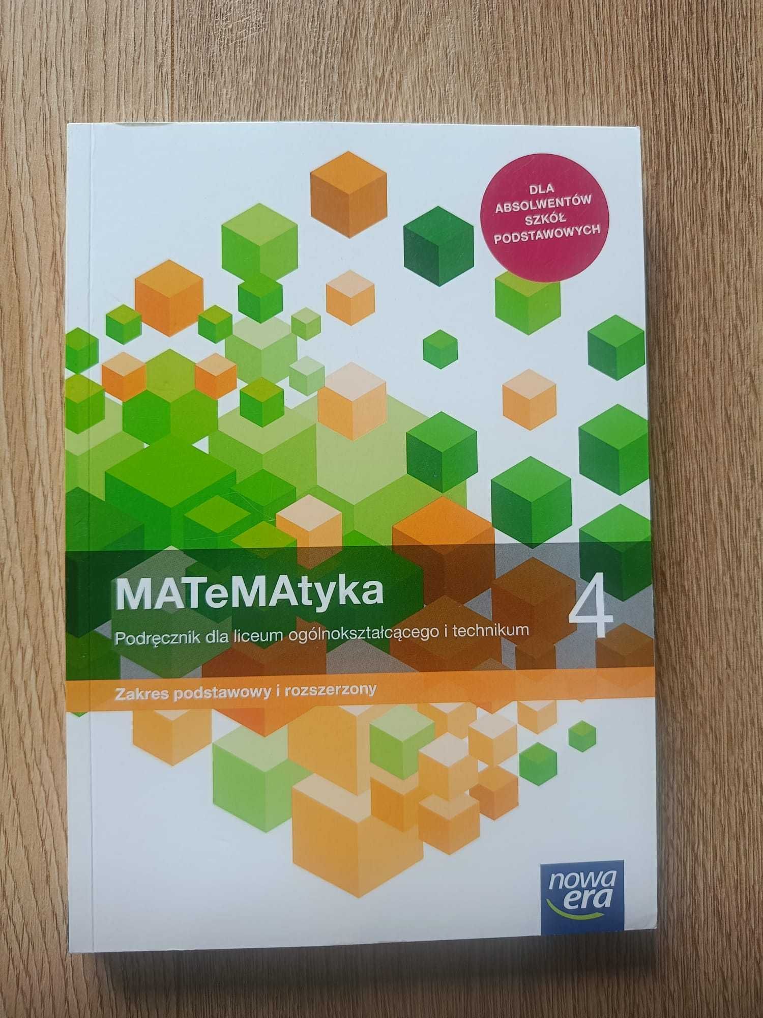 MATeMAtyka 4 – Podrecznik, Zakres podstawowy i rozszerzony ,NOWY