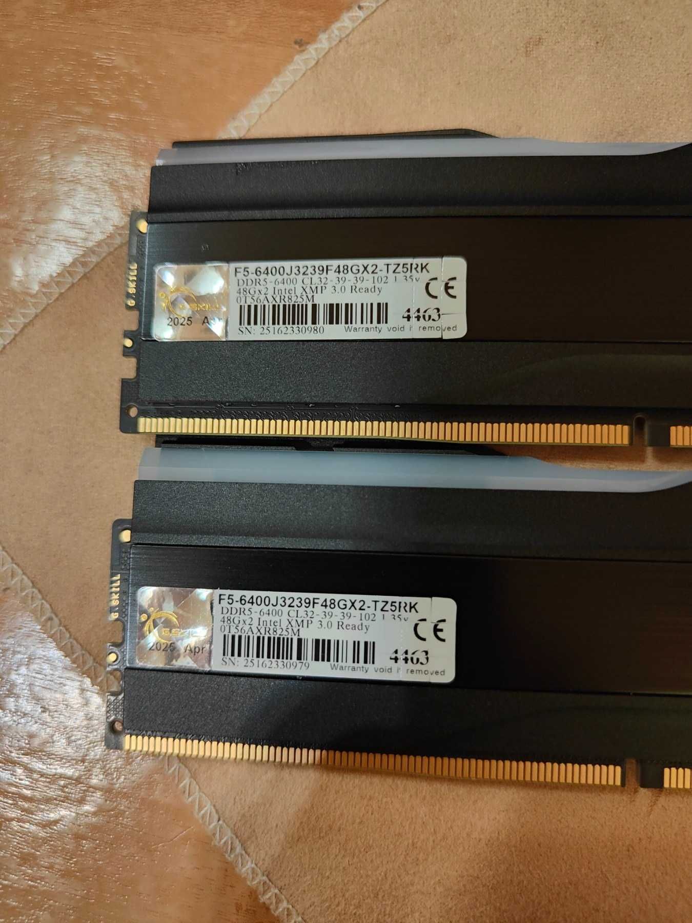Память DDR5 G.Skill Trident Z 5 RGB DDR5 2x48 96 Gb Гб 6400