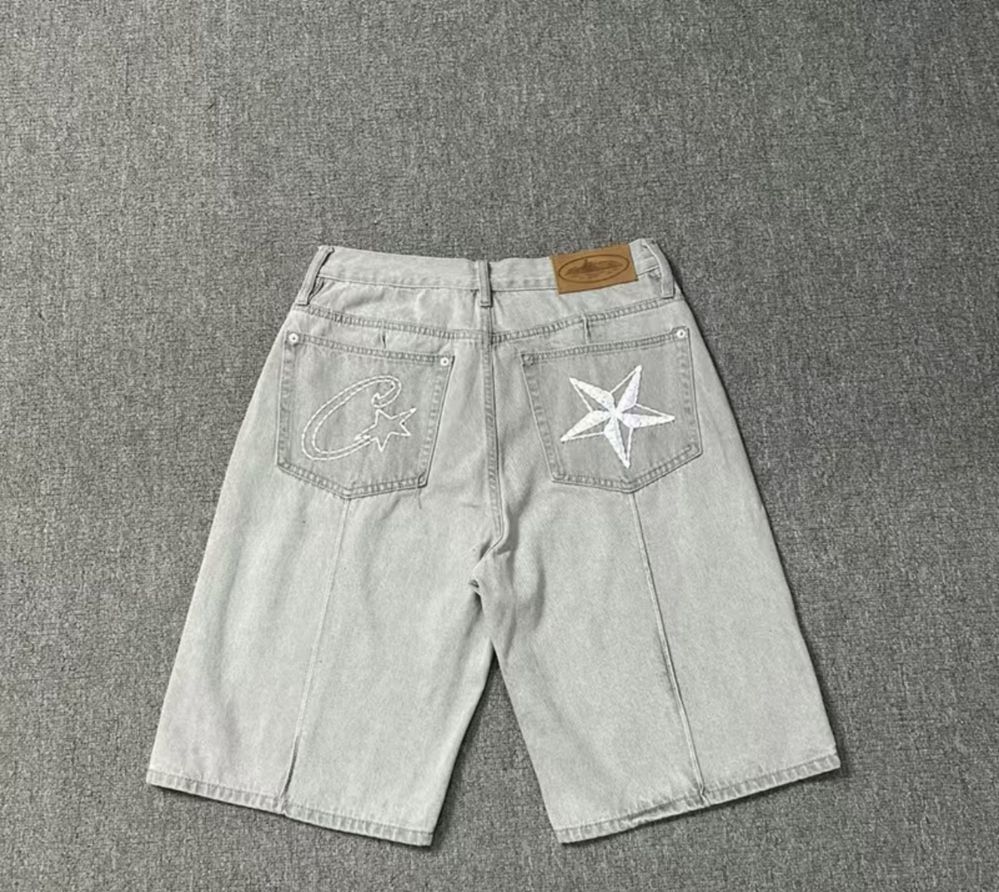 В УкраїніДжинсові Шорти кортез, Short corteiz,Corteiz,Nike,Найк,Кортез