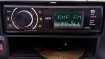 Radio samochodowe  USB AUX aeg