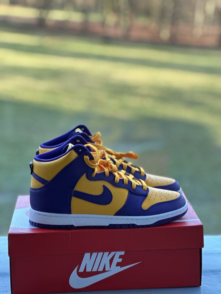 Buty Nike Dunk High Retro Court Purple/University Gold 44,5