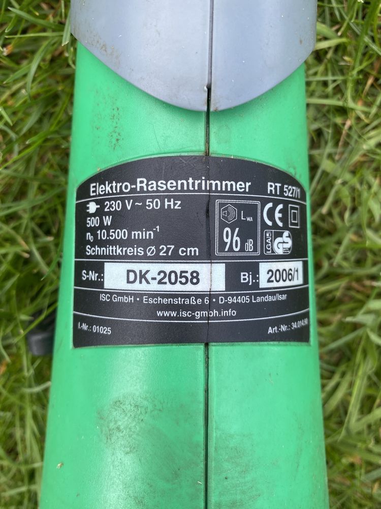 Podkaszarka do trawy elektryczna Einhell używana sprawna