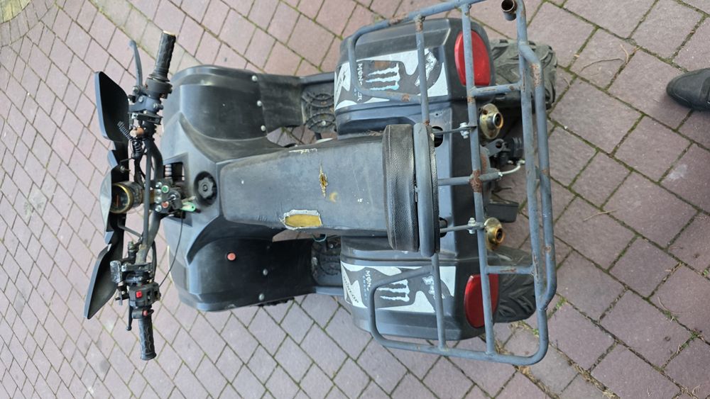 Quad 125 biegi 3 +1 wsteczny do naprawy bmw bombardier quad cross