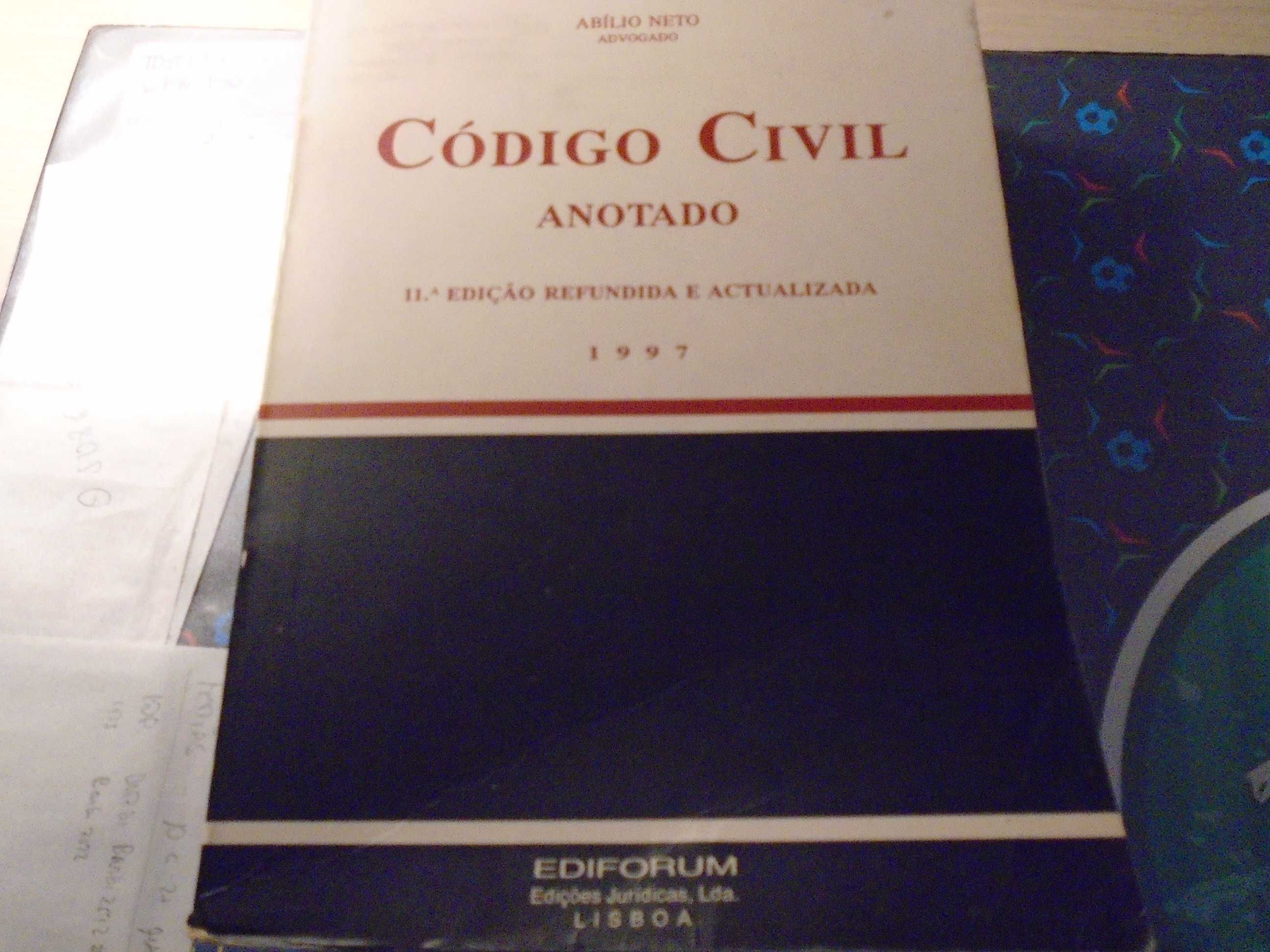 Código Civil Anotado - Abílio Neto 1997