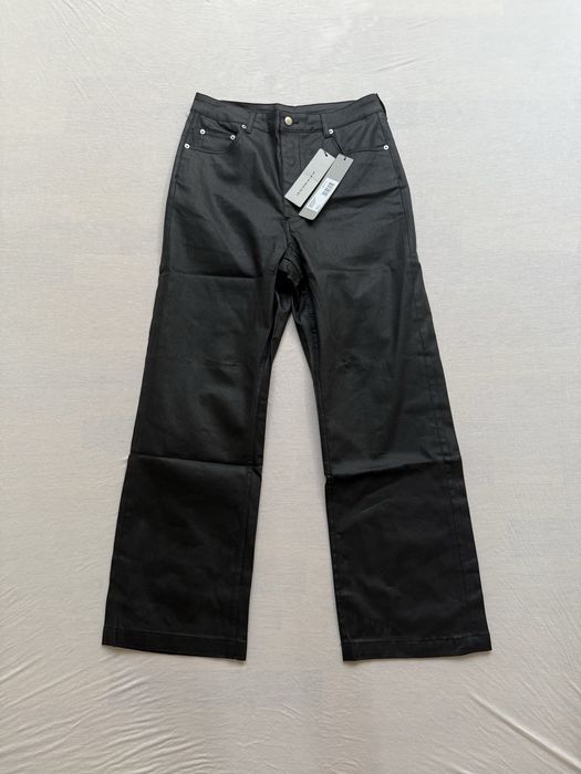 Rick Owens Porterville Waxed Geth Cut Jeans