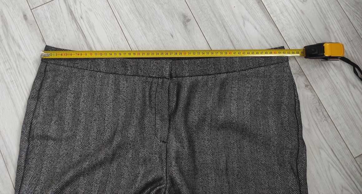 Szare eleganckie spodnie damskie, plus size, Punt Roma, r 48/50