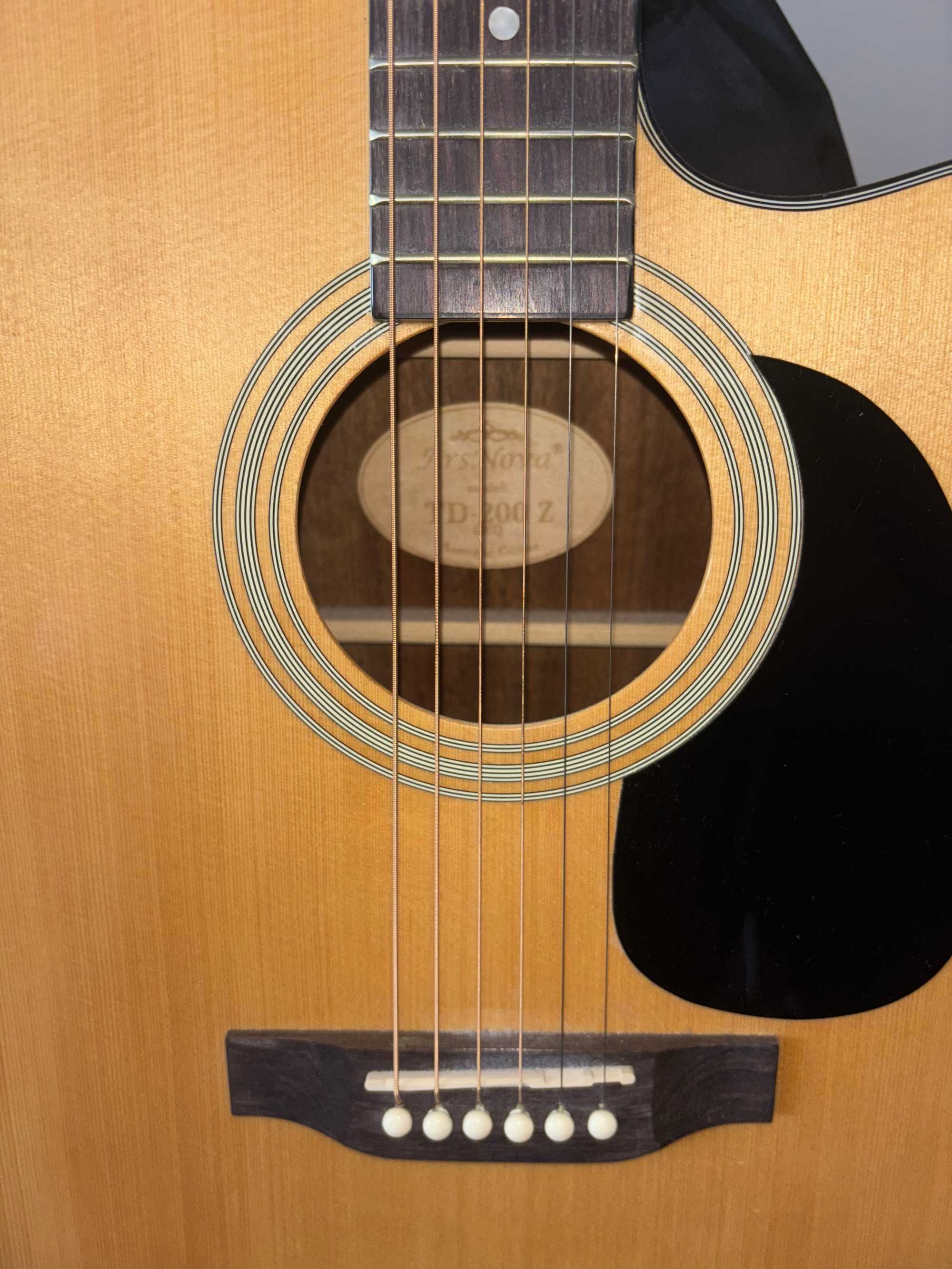Gitara elektroakustyczna ARS Nova TD-200Z (z futerałem i stojakiem)