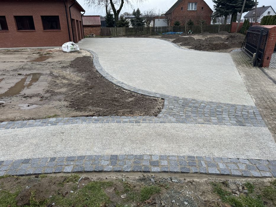 Usługi KOPARKO-ŁADOWARKĄ, BRUKARSTWO, utwardzanie terenu