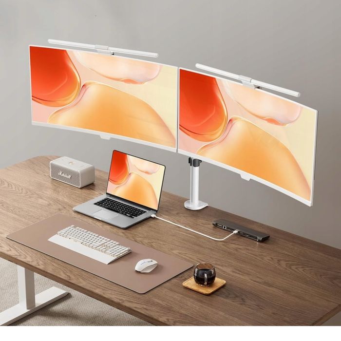 Uchwyt na DWA MONITORY ERGEAR EGCM1W 13"- 32'' 8KG Biały