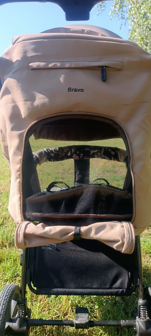 Wózek spacerowy Carrello Bravo Plus spacerówka beżowa beinge