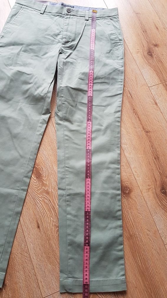 Banana Republic Aiden stretch chino slim fit męskie spodnie bawełniane