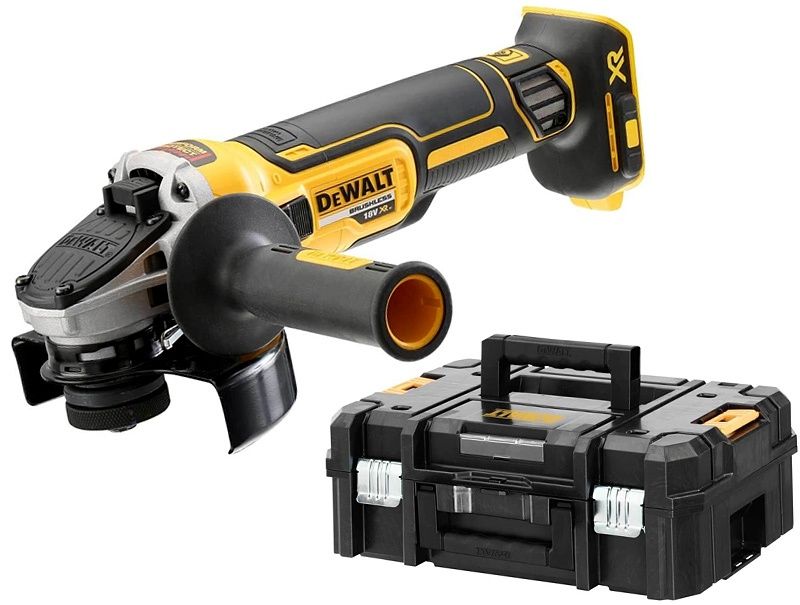 УШМ аккумуляторная бесщёточная DeWALT DCG405NT в кейсе