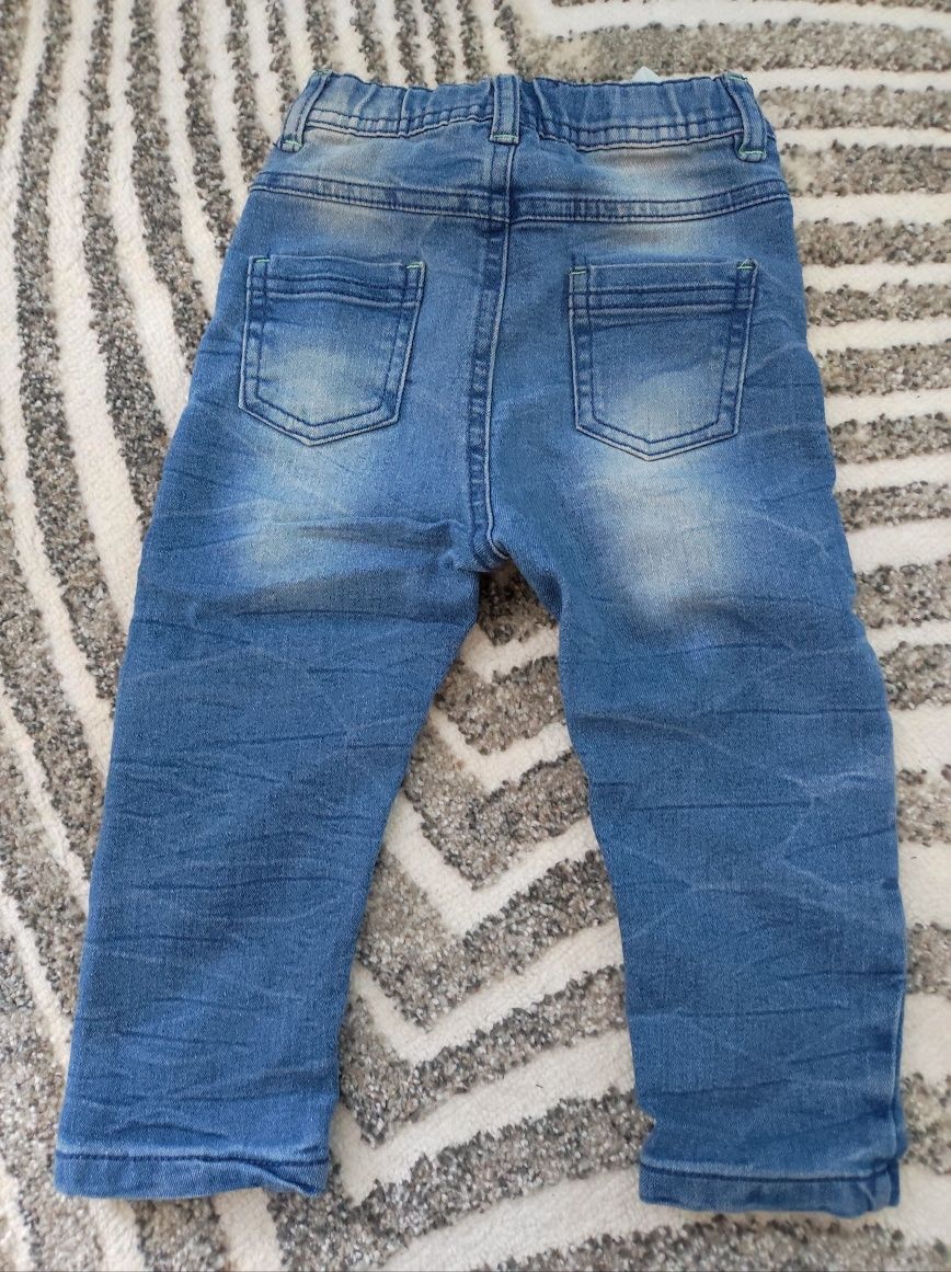 Spodnie jeansowe jeansy dla chłopca r 86