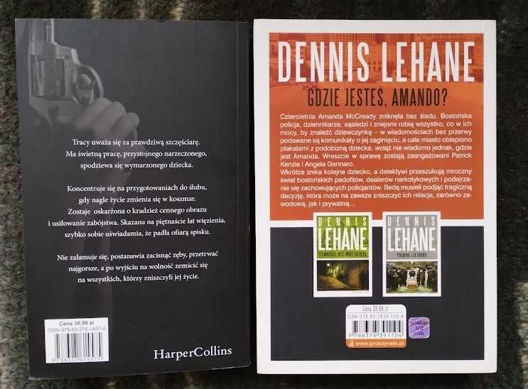 Gdy nadejdzie jutro Sidney Sheldon / Gdzie jesteś Amando Dennis Lehane