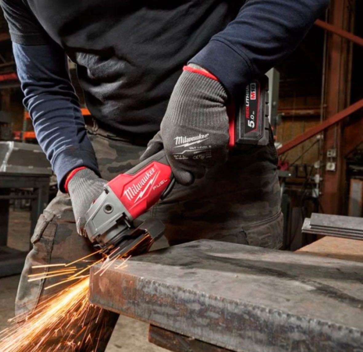 Болгарка акумуляторна резьба М14 MILWAUKEE, M18 2880-20, FSAG125X-0