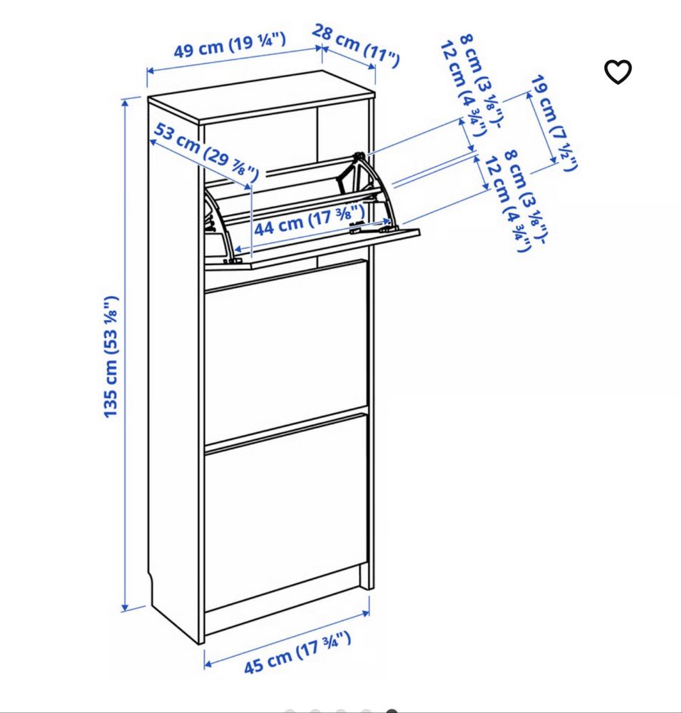 Szafka na buty IKEA