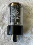 NOS 1960 TELEFUNKEN GZ34, 5AR4 Lampa prostownicza