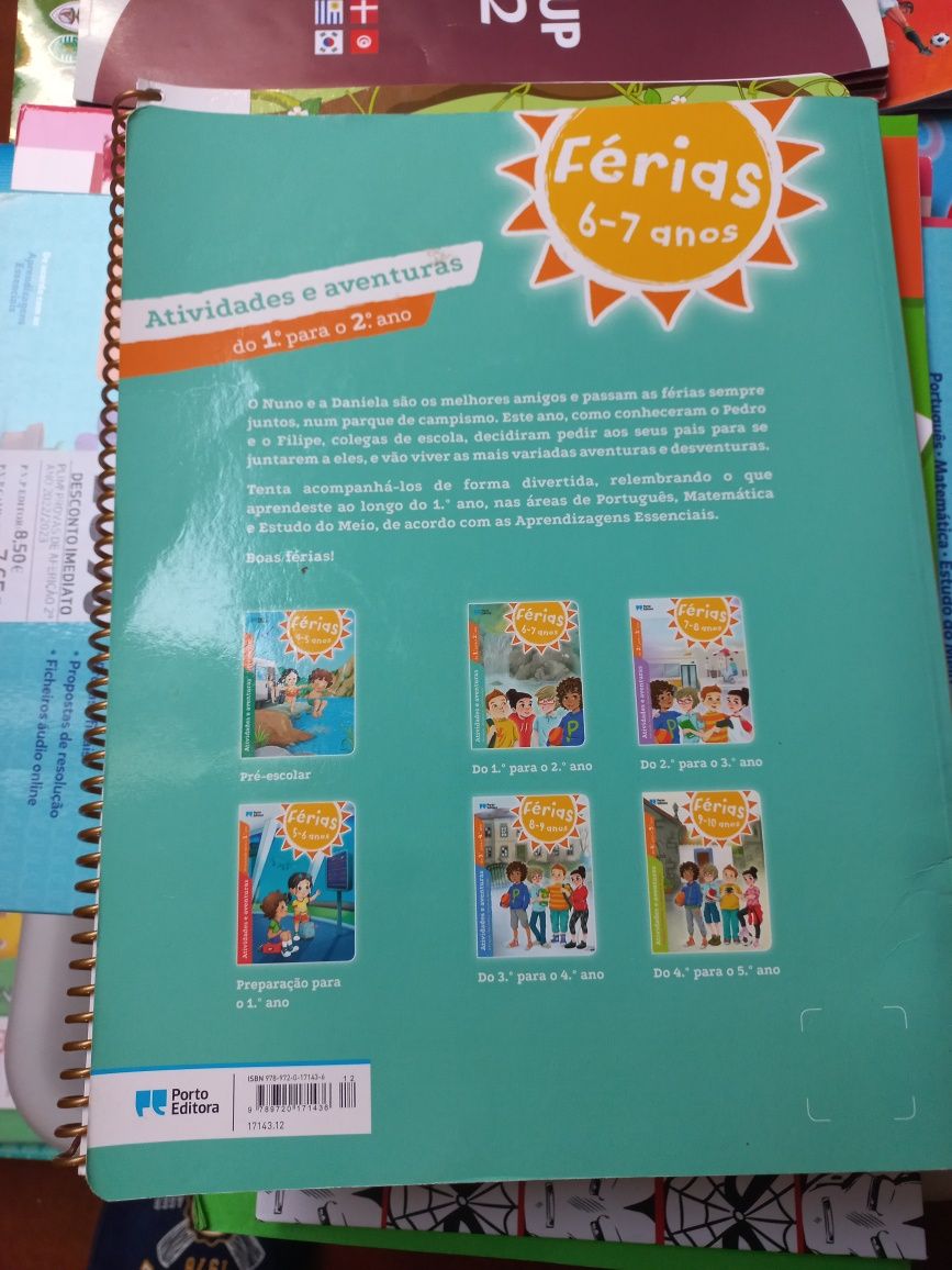 Férias 6-7 Anos - Do 1º Ano para o 2º Ano