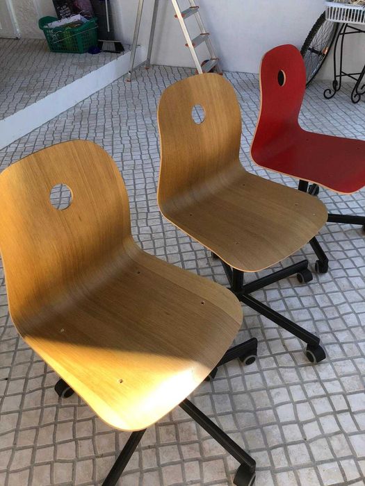 Cadeira escritório madeira