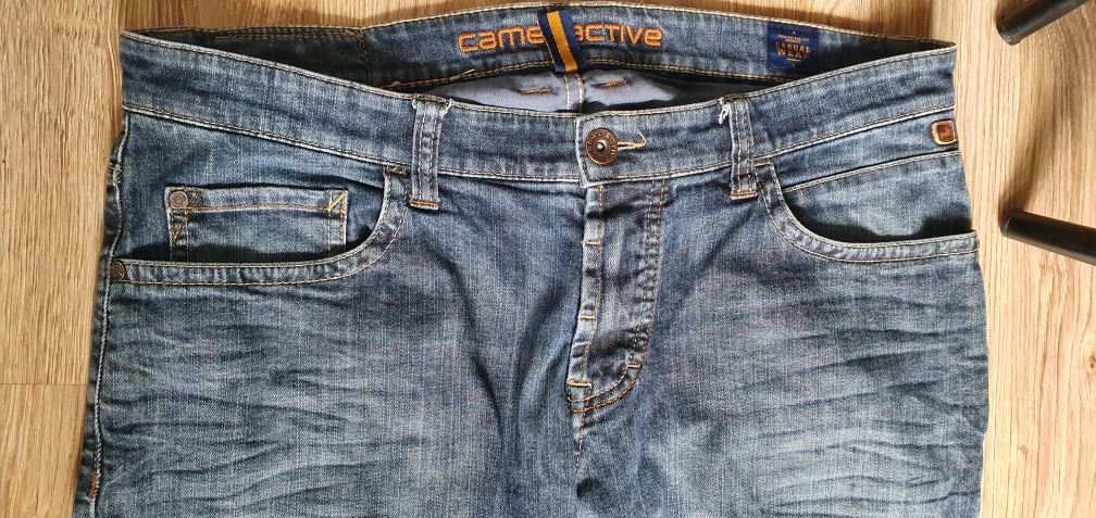 Camel Active Woodstock rozmiar 38/32 męskie spodnie dżinsowe niebieski