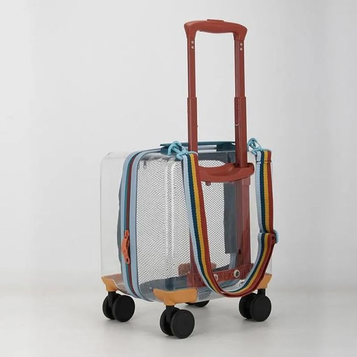 Прозора валіза, нова,  дитяча або ручна поклажа, регулюється ручка