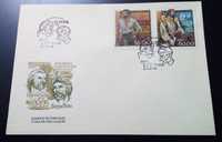 Selos Vasco da Gama e Serpa Pinto Europa C.E.P.T. 1980 em FDC