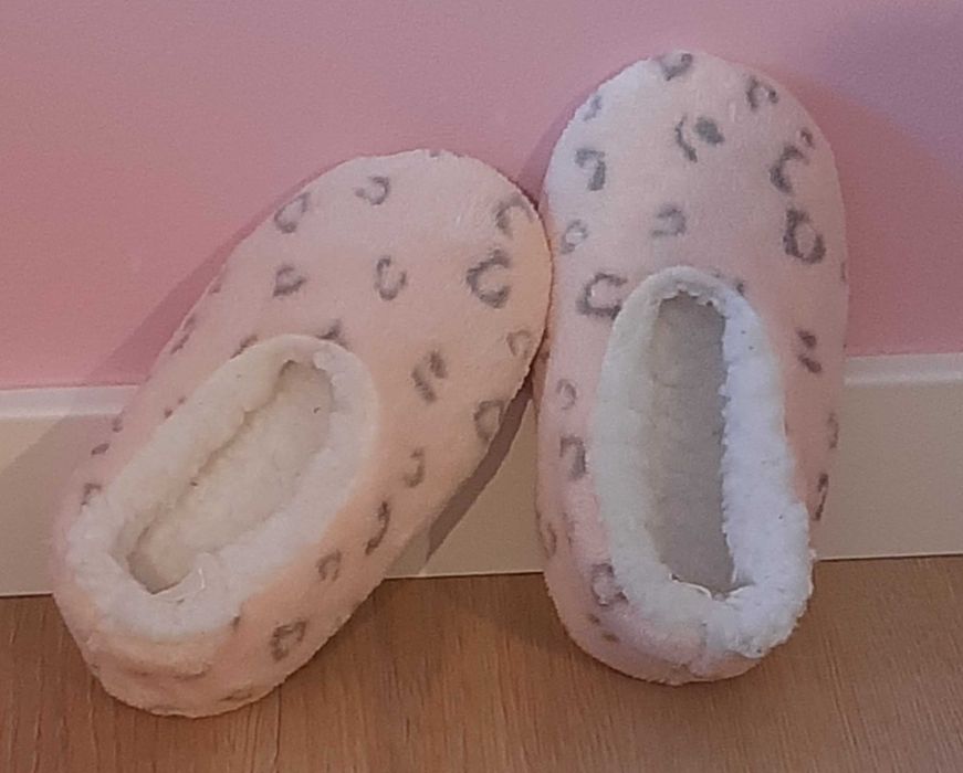 NOVAS Pantufas infantis Rosa 27-29