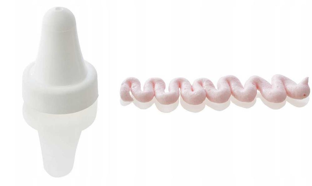 ERNESTO Dekorator do Ciast Tortów Szpryca 5 końcówek