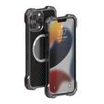 Etui iPhone 14 R-JUST RJ51 Hollow Shockproof Metal Protective Case