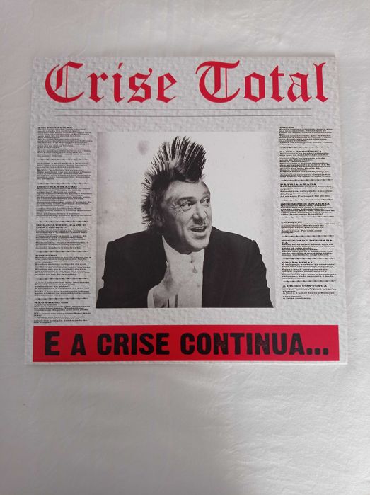 Crise Total - “E A Crise Continua…” LP (Novo)
