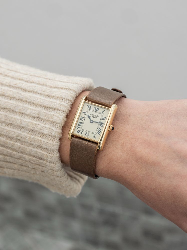Relogio Cartier Tank mecânico