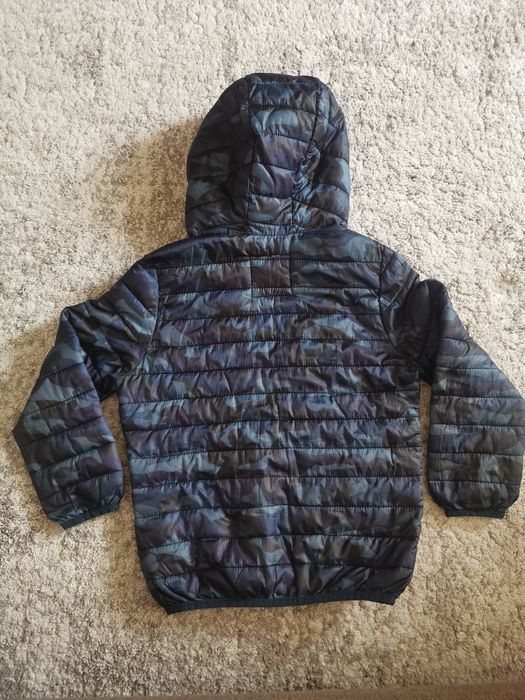 Kurtka przejściowa z kapturem chłopięca jesienna moro Zara - rozm. 122