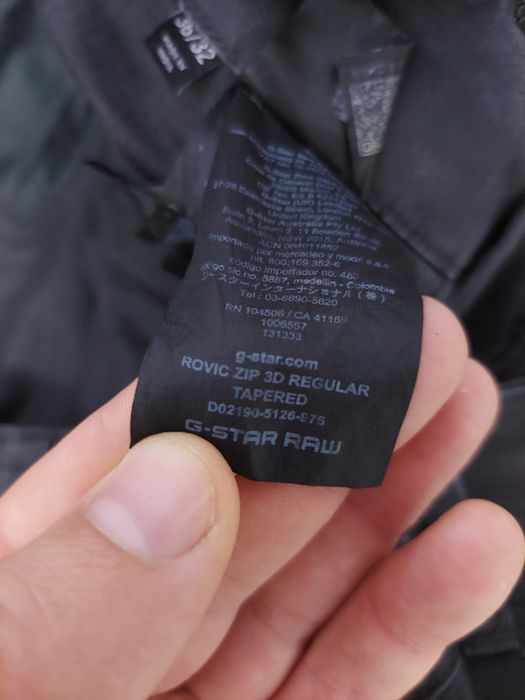 мужские карго штаны g star rovic 3d regular tapered