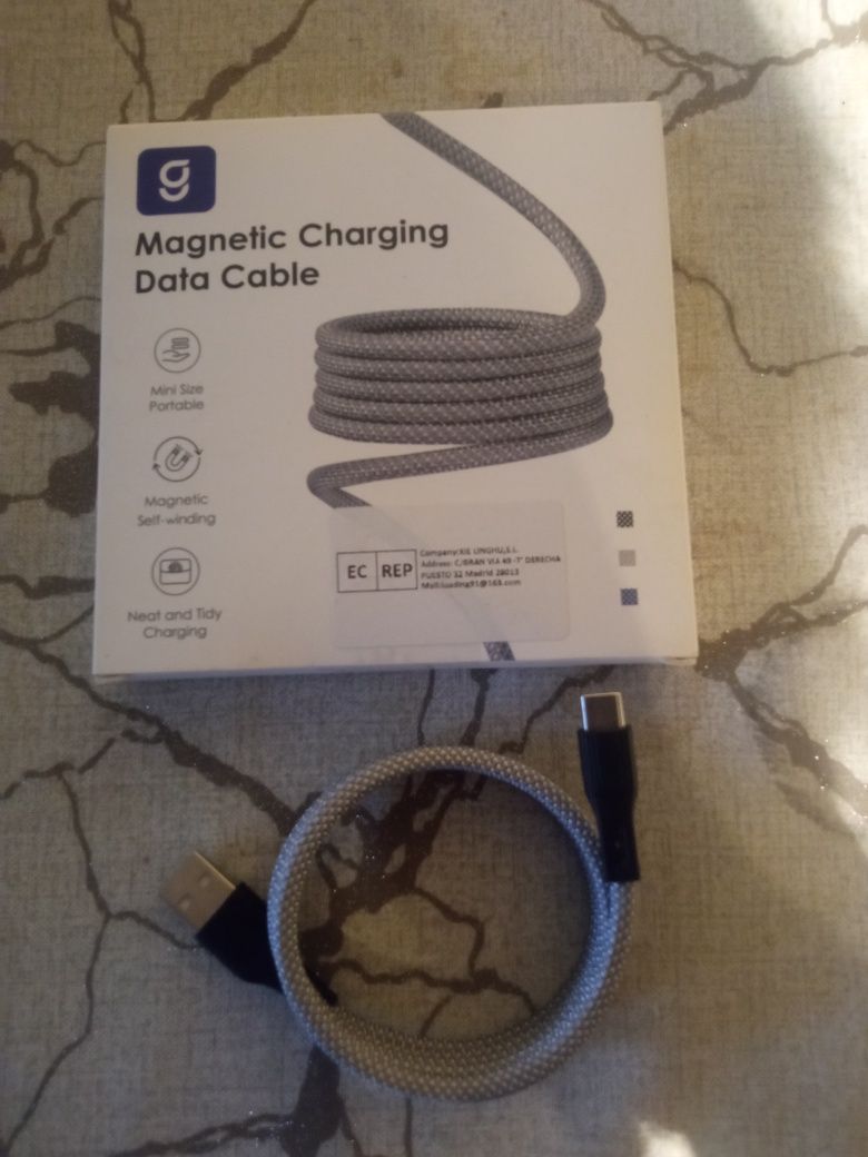 Magnetyczny kabel usb-a do usb-c